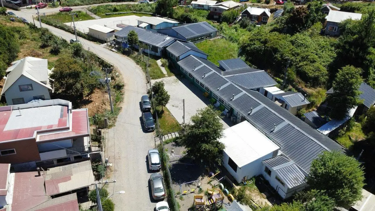 Vista aérea de nuestra escuela